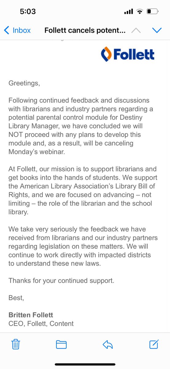 News from <a href="/FollettLibrary/">Follett Library</a> ⬇️🎉