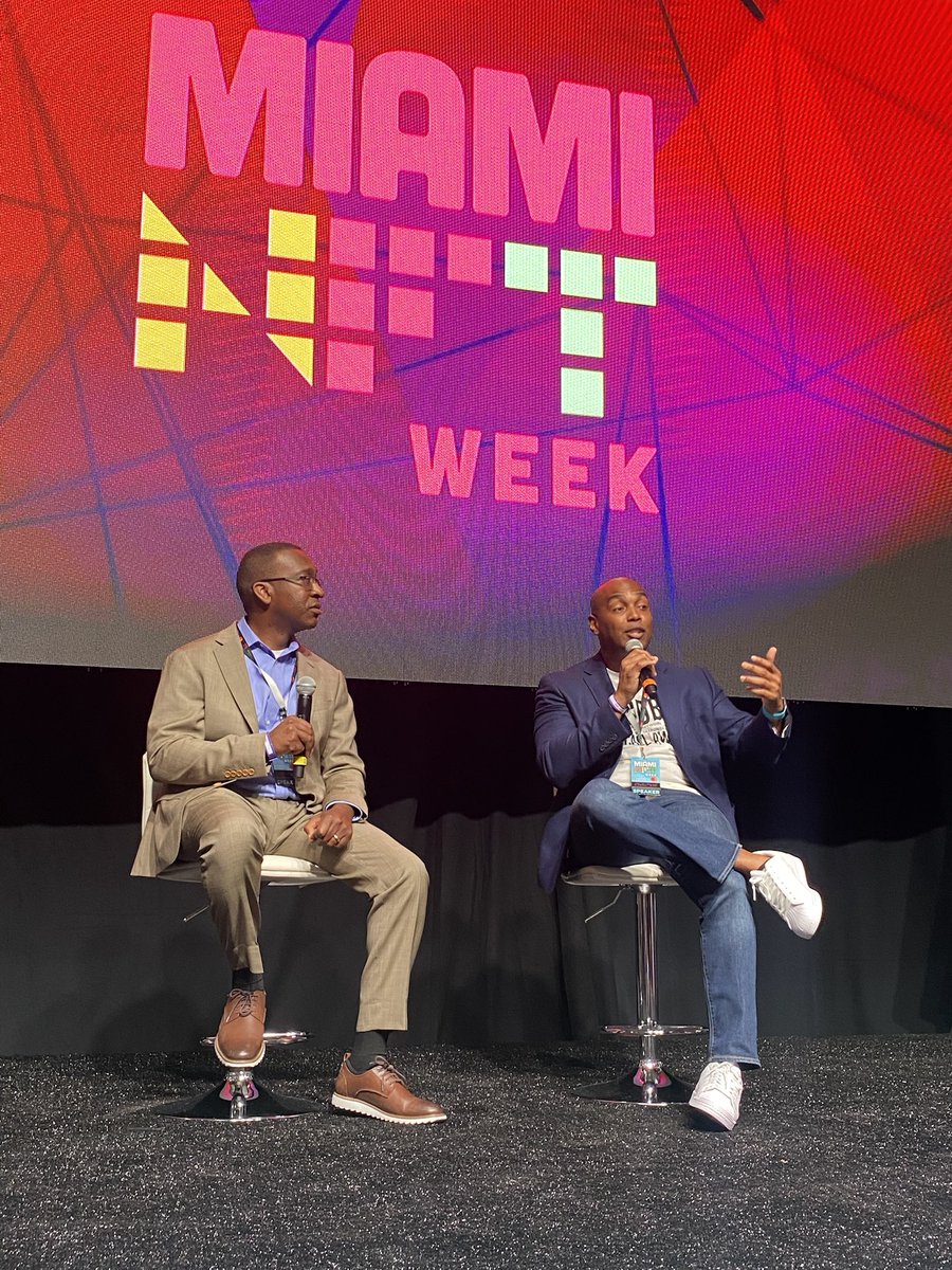 Speaking at <a href="/MiamiNFTweek/">#MiamiNFTWeek</a> about our project <a href="/AsDiBooNFT/">As Di Boo</a> a community to help small businesses win more contracts. Visit our discord to get involved discord.gg/xzCkZWZz
