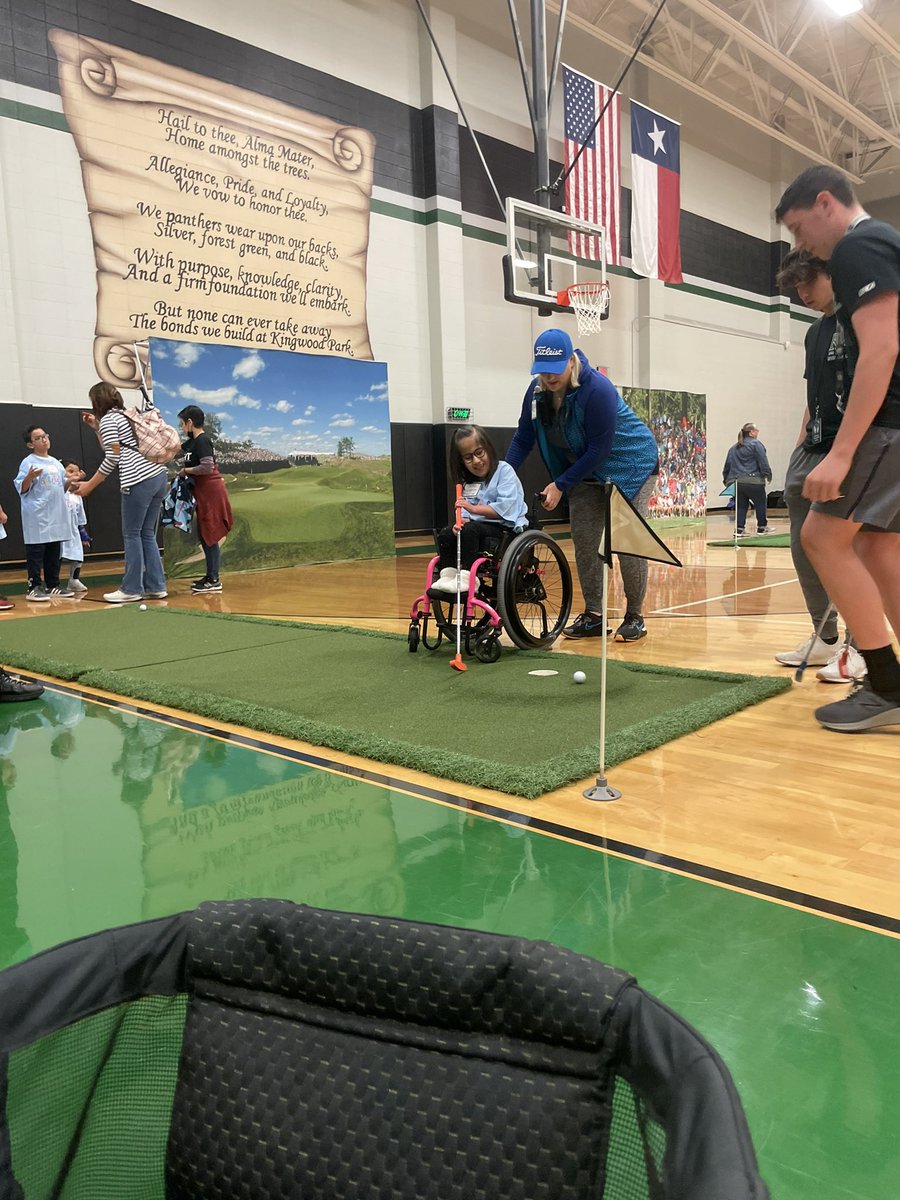 Melly_Jimenez's tweet photo. Sophia’s ⛳️ fun get away!! Thanks @KPark_Football and @HumbleISD_InAth for including her in this fun day &amp; @HumbleISD_OE for the get away 🥰 https://t.co/skeN4Y96jU