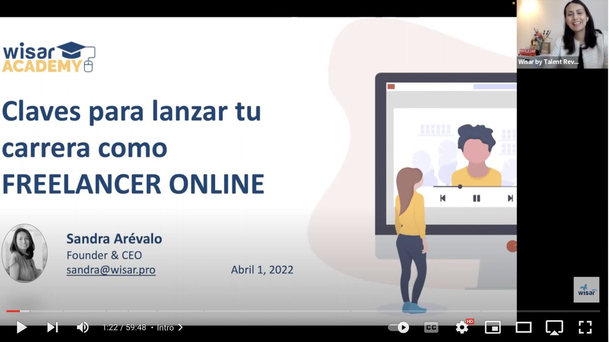 Ya está disponible el video de nuestro Facebook Live hoy: 
Las claves para lanzar tu carrera como freelancer online, incluyendo los detalles de la convocatoria de e-lancers.
youtu.be/l2ab1ZI6VzI

<a href="/EconomiaSV/">Ministerio de Economía</a> <a href="/el_BID/">Banco Interamericano de Desarrollo</a> #elancers #talentodigital #ElSalvador #naciondigital
