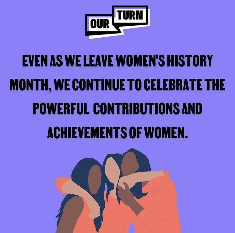 OurTurnNC's tweet photo. As Women’s History Month has come to an end, we still must highlight the power women hold and the contributions they have made throughout history. To close off the month, we are sharing some powerful quotes from influential women throughout the history and present! #WomensHistory https://t.co/vqrs7Spgvv