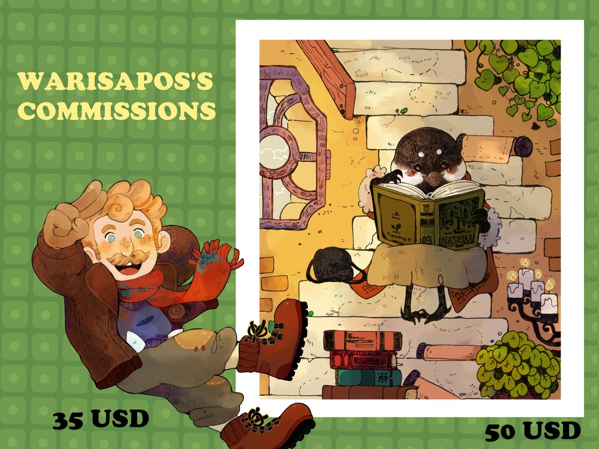 warisapos's tweet photo. Hi! I'm doin fullbodies characters for 35 USD (+15 USD for a bg) if anyone is interested. Feel free to ask me any question. (RTS are appreciated!) https://t.co/nQJVB0Tmg6