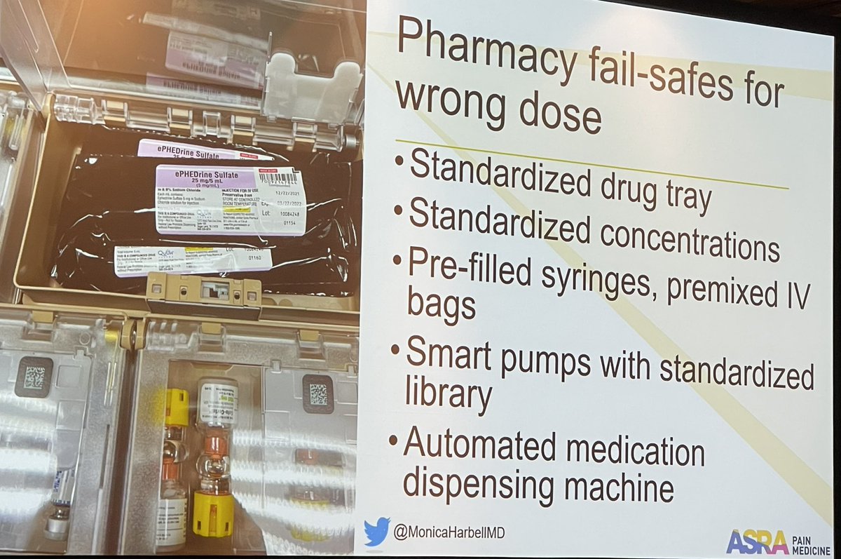 RAldwinckle's tweet photo. Pharmacy role &amp; medical errors. 250,000 deaths a year, 3rd leading cause of deaths, 1in 20 rate of drug error. #ASRASPRING22 @MonicaHarbellMD @EMARIANOMD https://t.co/Xzh1JPezqJ