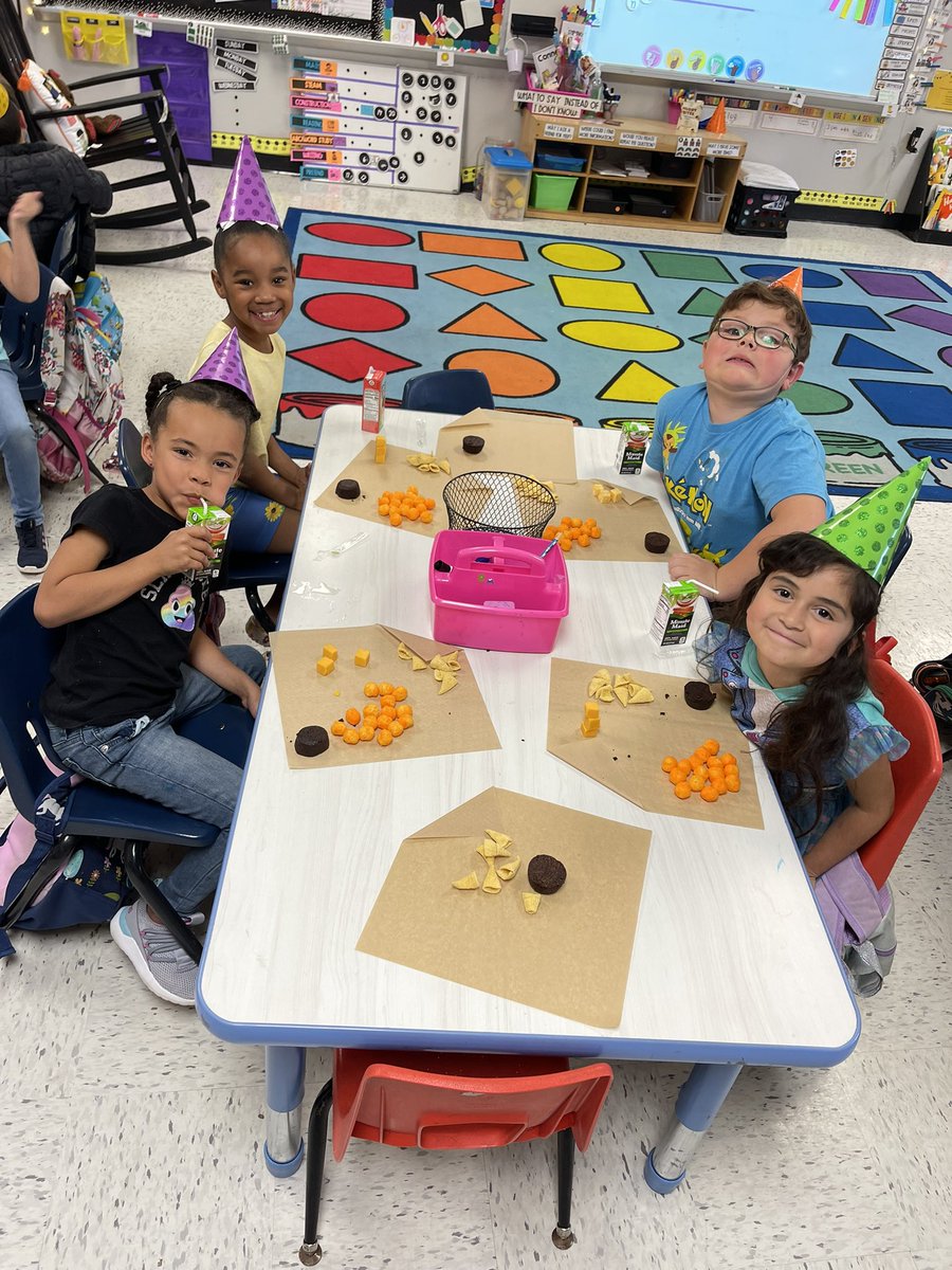 We wrapped up our shape unit with a 3D shape party!!! 🎉 nothing like hearing “thank you this is so much fun!!!” 🥰❤️ #letthembelittle