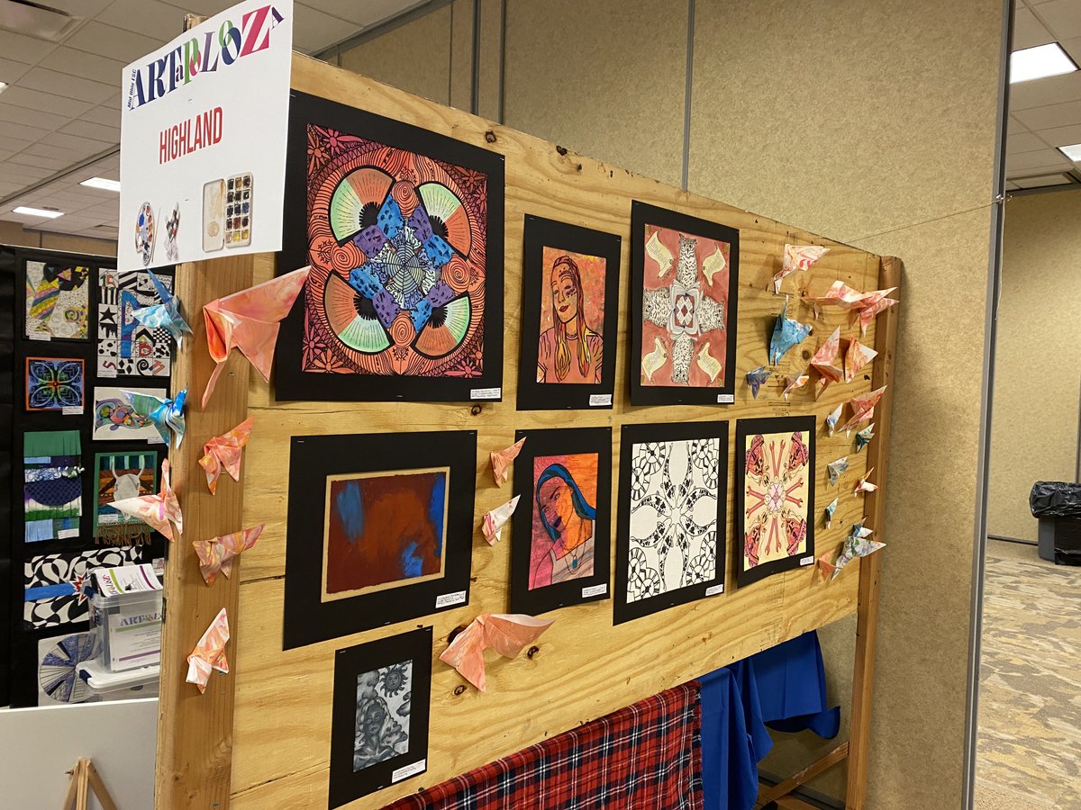 Highland Art Department is all set up at Artapalooza in Mansfield! Check back Monday for the announcement of students whose artwork was selected to be on display! Highland Local School District <a href="/nate_huffman4/">Nate Huffman</a> <a href="/LowerGallery/">The Lower North Gallery</a>