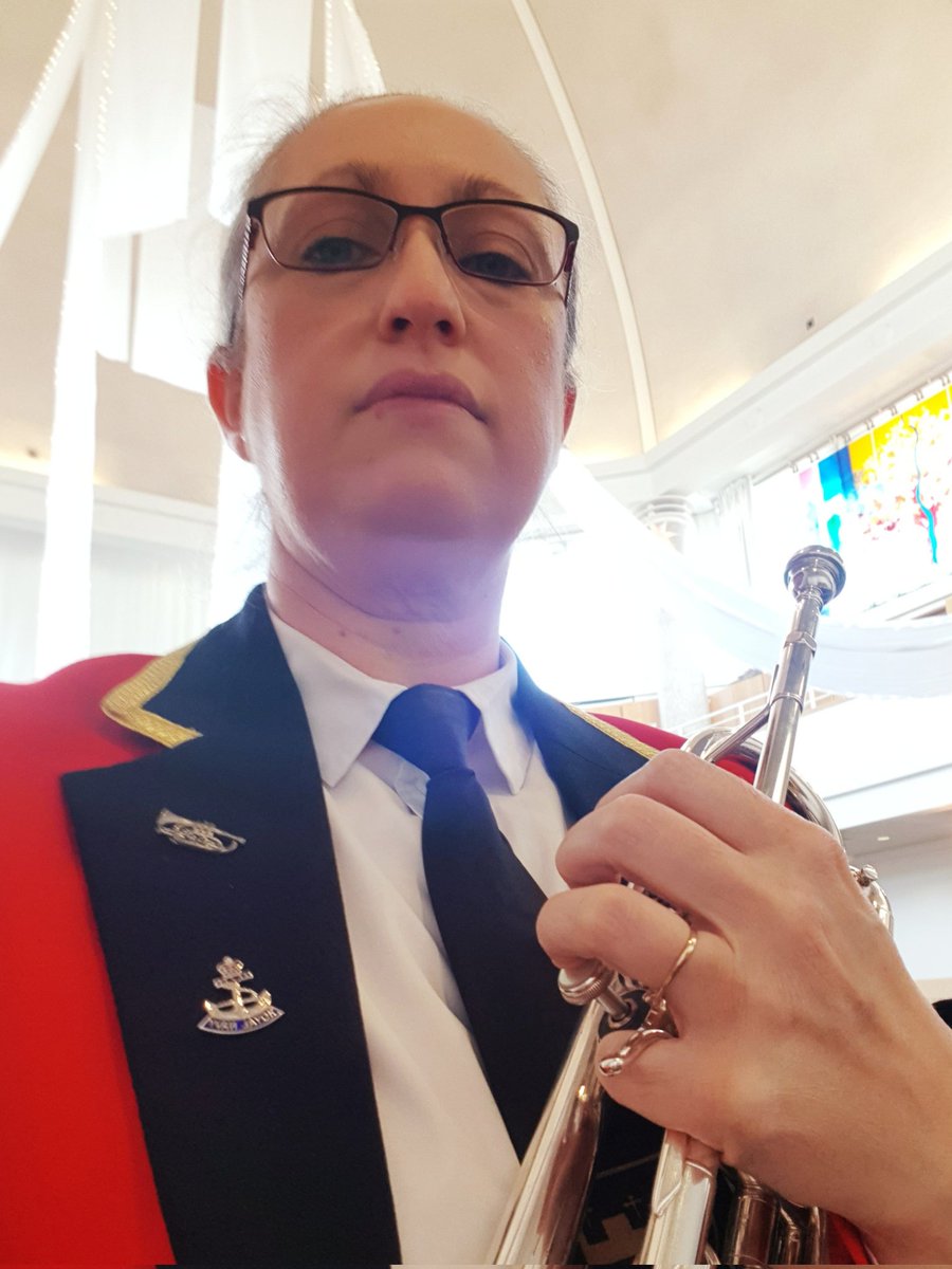 silvertrumpet01's tweet photo. Trumpeting at the High Sheriff of Buckinghamshire ceremony in Milton Keynes this afternoon. #blowingmyowntrumpet https://t.co/XfFqanWBPs