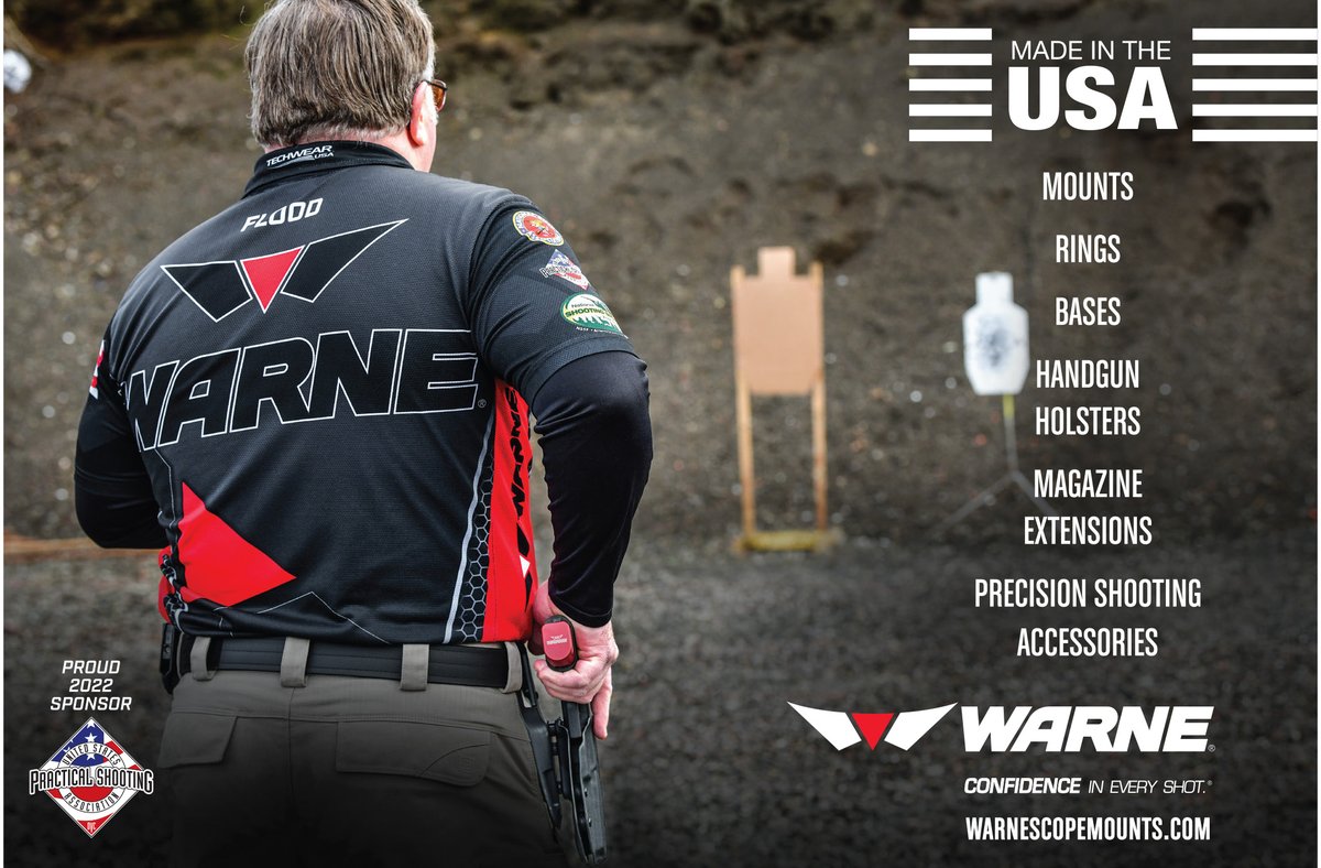 WarneScopeMount's tweet photo. Today is the start of the USPSA Multigun Nationals. Warne is a proud sponsor of the @USPSA_Shooting 

#multigunNationals #multigun  #competitiveshooting #competitionshooting #uspsa #uspsanationals #shootuspsa #shootingrange #3gun #shotgun #handgun https://t.co/UGu2nsptnj