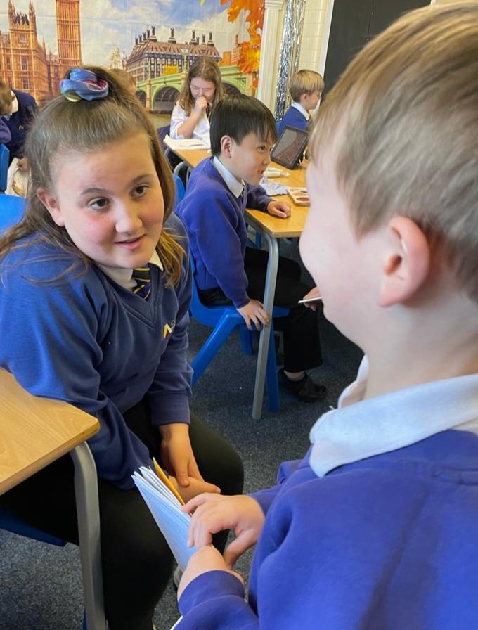 DeltaStrand's tweet photo. It is fabulous to see our Yr1 children growing in confidence and visiting our oldest children to share ideas.
Some excellent writing Yr1, HMS Queen Elizabeth loved your visit! @DeltaStrand @PieCorbett @Talk4Writing #DeltaStrandWriting https://t.co/AUXKBcTPR1