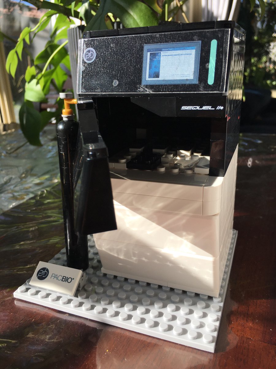 Lego sequel-II seems ready for some HiFi sequencing 😉😉 <a href="/PacBio/">PacBio</a>