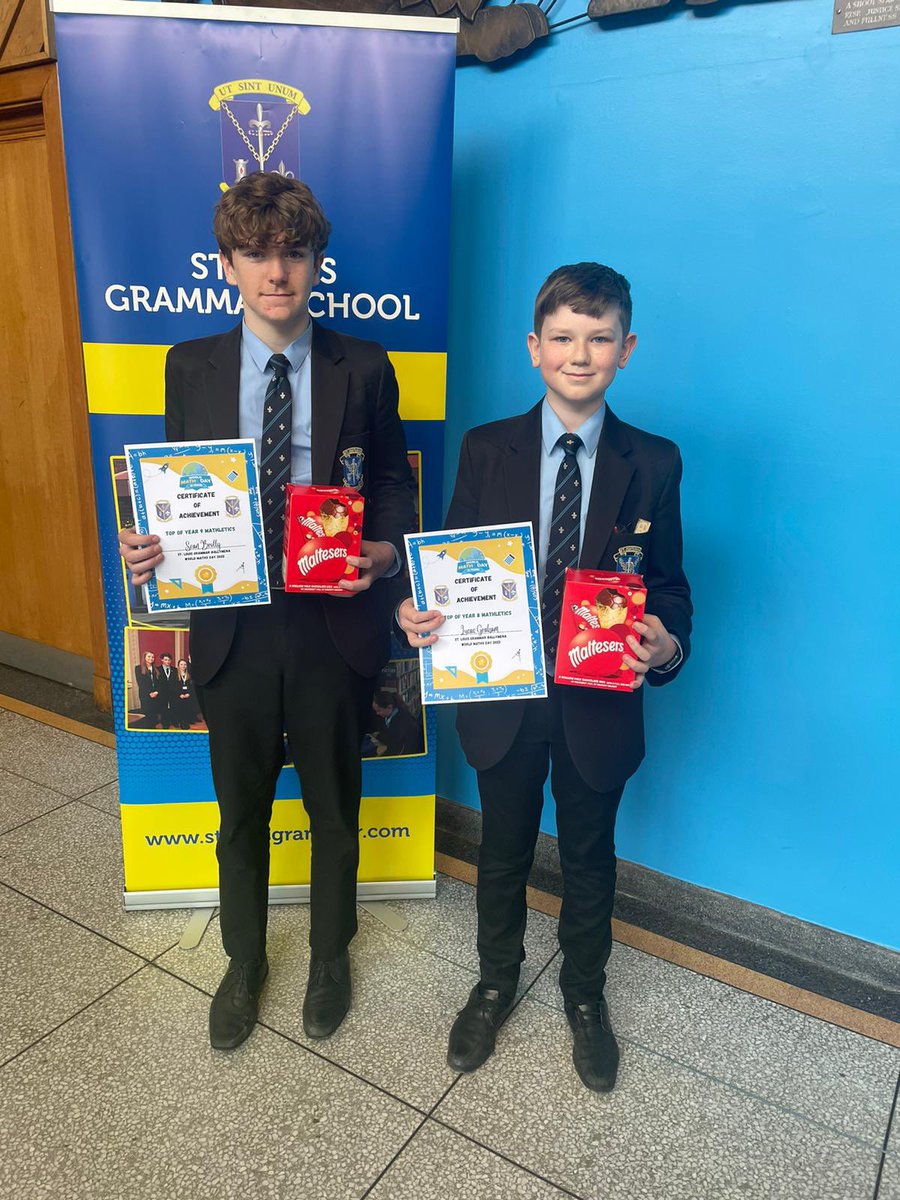 slgmaths's tweet photo. World Maths day Prize winners! Well done to all our winners from years 8-14! @SLGBallymena https://t.co/7SJAIg90kC