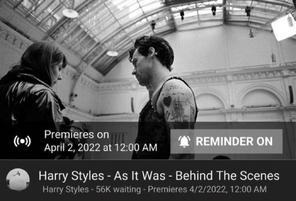 didharrystyles's tweet photo. As It Was. Behind The Scenes. April 2. 

https://t.co/40QcdPQKN1 https://t.co/E10UV8tlEs