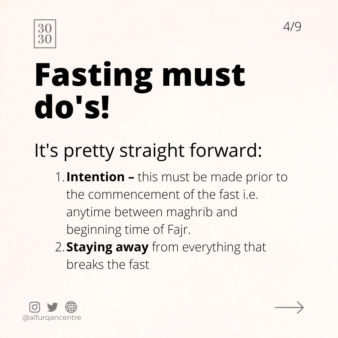 alfurqanleic's tweet photo. Do’s and Don’ts of Fasting 

#30in30
[1/3] https://t.co/RJ5zFB5pUH