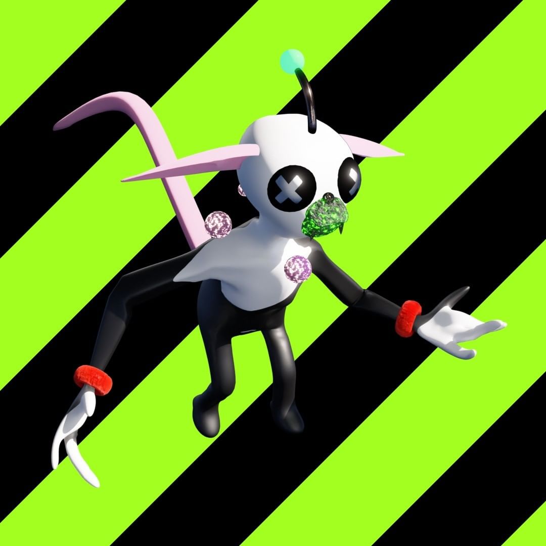 😵 It's finally the weekend! Time to relax and have fun 🎉

#abstractart #art #artist #creaturedesign #NFTartist #imps #3dmodeling #3dart