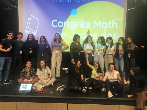 Des élèves heureux de leur congrès!! Merci à tous!!
<a href="/MAThenJEANS/">MATh.en.JEANS</a> <a href="/LILAschoolLA/">Lycée International de Los Angeles</a> <a href="/lelyceeSF/">Lycée Français de San Francisco</a> <a href="/LyceeSF/">Lycée Français  SF</a> @NicolasVillem1 <a href="/CiMariedeFrance/">Collège international Marie de France</a> <a href="/gerbeux/">gilles Bailly Maitre</a>