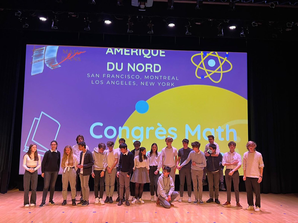 math_nord's tweet photo. Des élèves heureux de leur congrès!! Merci à tous!!
@MAThenJEANS @LILAschoolLA @lelyceeSF @LyceeSF @NicolasVillem1 @CiMariedeFrance @gerbeux https://t.co/dyRjtWQMj6