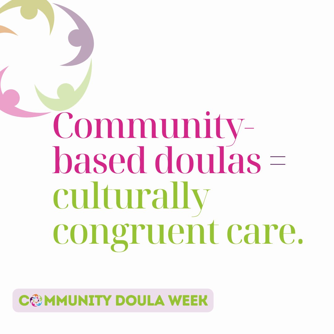 BMBFA's tweet photo. #CommunityDoulaWeek isn't over yet! This #CDW2022, let's acknowledge the transformative work of community-
based doulas and advocate for every birthing person to access a community-based doula of their own, regardless of income. 💜 https://t.co/VsbxTGRgGZ