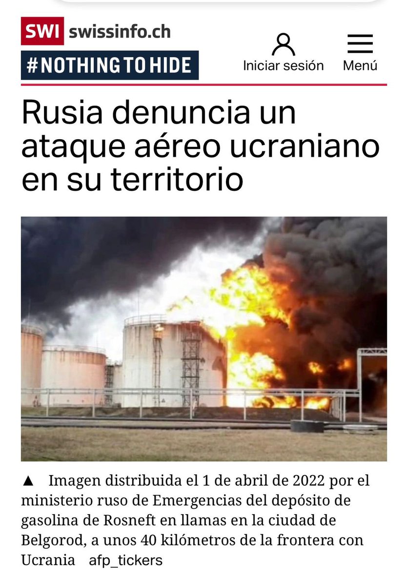 CARLOSFMEJIA's tweet photo. 🇺🇦Qué tal esto: puede invadir #Ucrania, arrasar poblaciones enteras, bombardear hospitales, asesinar niños y civiles indefensos, etc (…) pero denuncia un ataque a su territorio. Cinismo propio de los dictadores como #Putin. https://t.co/cqX4UfbxsP
