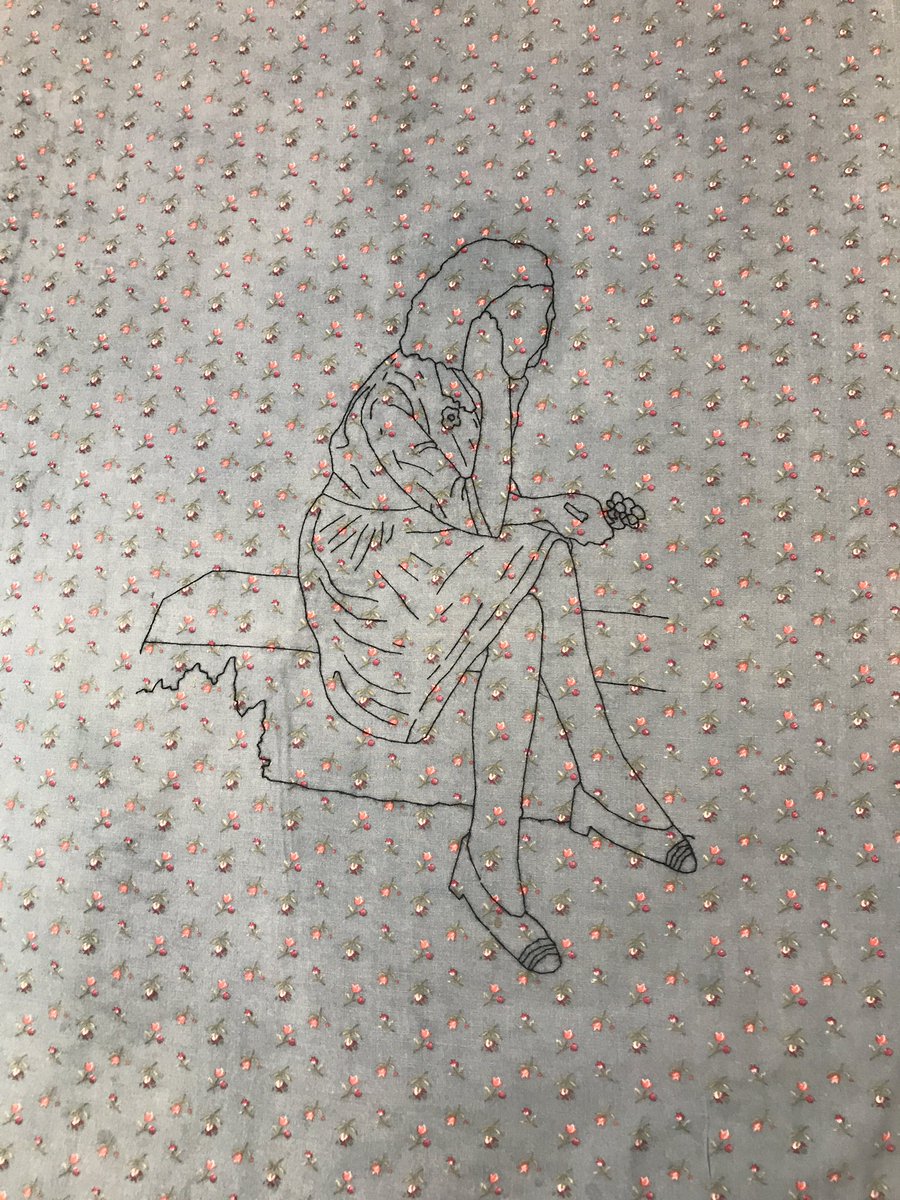 kedstevenson's tweet photo. Outline finished and pattern dissolved. Going to try and make myself finish the other one before I start filling this in
#wip #fibreart #fibreartist #embroidery #embroideryart #art #artist #illustration #canadianart #canadianartist #contemporarytextileartist #contemporaryart https://t.co/ra4gIuBegQ