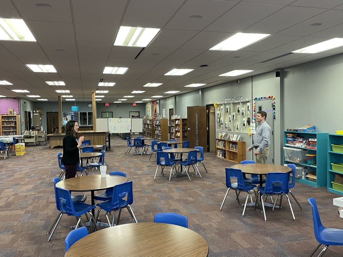 drsefrit's tweet photo. It was exciting to welcome our new principal, Dr. Amanda Denson, to @JeffersonSCSD this morning! Thrilled to have Dr. Denson join our SCSD family. #scsdBEST https://t.co/RNnKIRFHD0