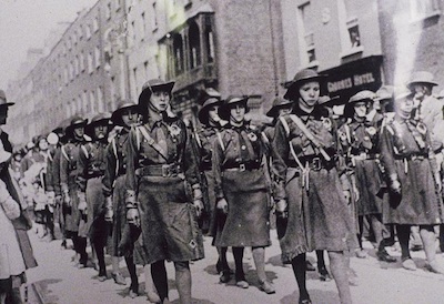 irelandbattles's tweet photo. #OnThisDay 1914 Cumann na mBan was established in Wynn's Hotel, Dublin. Their chief aims were to:

Advance the cause of Irish liberty
Organise Irish women in the furtherance of that objective 

The role they played was vital in achieving Irish independence.
#Ireland #History https://t.co/CZv5le6YGz