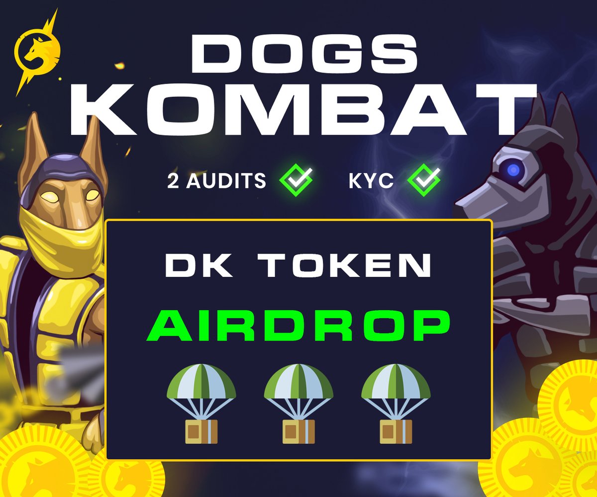 🔥 Complete all tasks and get DK tokens for free!
gleam.io/GK7vF/dogs-kom…

💰 5 lucky winners will receive $100 each

#nft #mint #airdrop