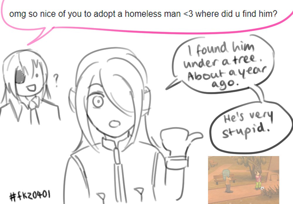 I wish I got something like homeless man adoption benefits. Instead I got a freeloading menace. #fkz0401