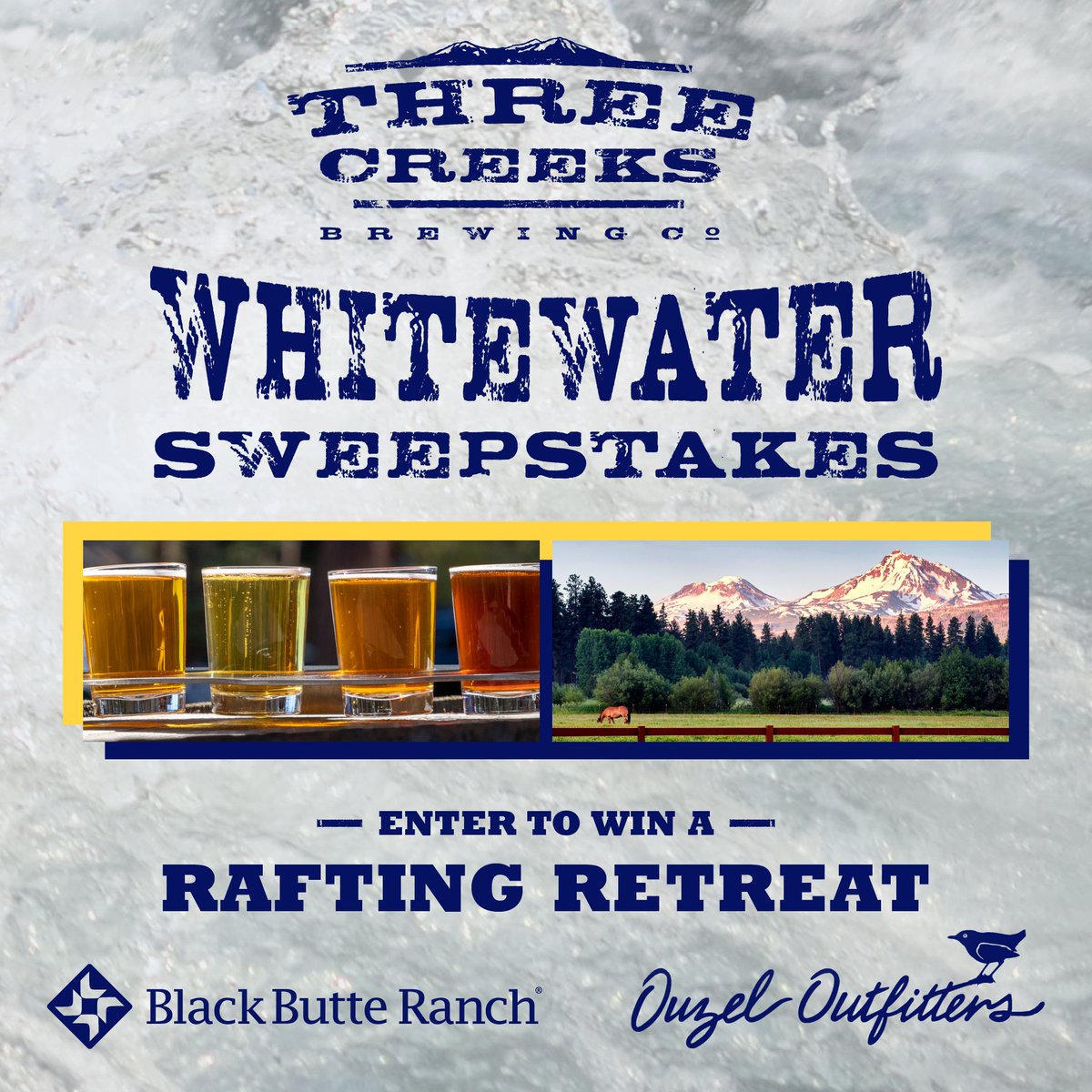 💦 Enter to win a Rafting Retreat with @ouzel_outfitters <a href="/blackbutteranch/">Black Butte Ranch</a> &amp; Three Creeks Brewing!

Enter Here 👉 qrco.de/whitewater-swe…

#WhitewaterSweepstakes #ThreeCreeksBrewing #BlackButteRanch #OuzelOutfitters #SistersOregon