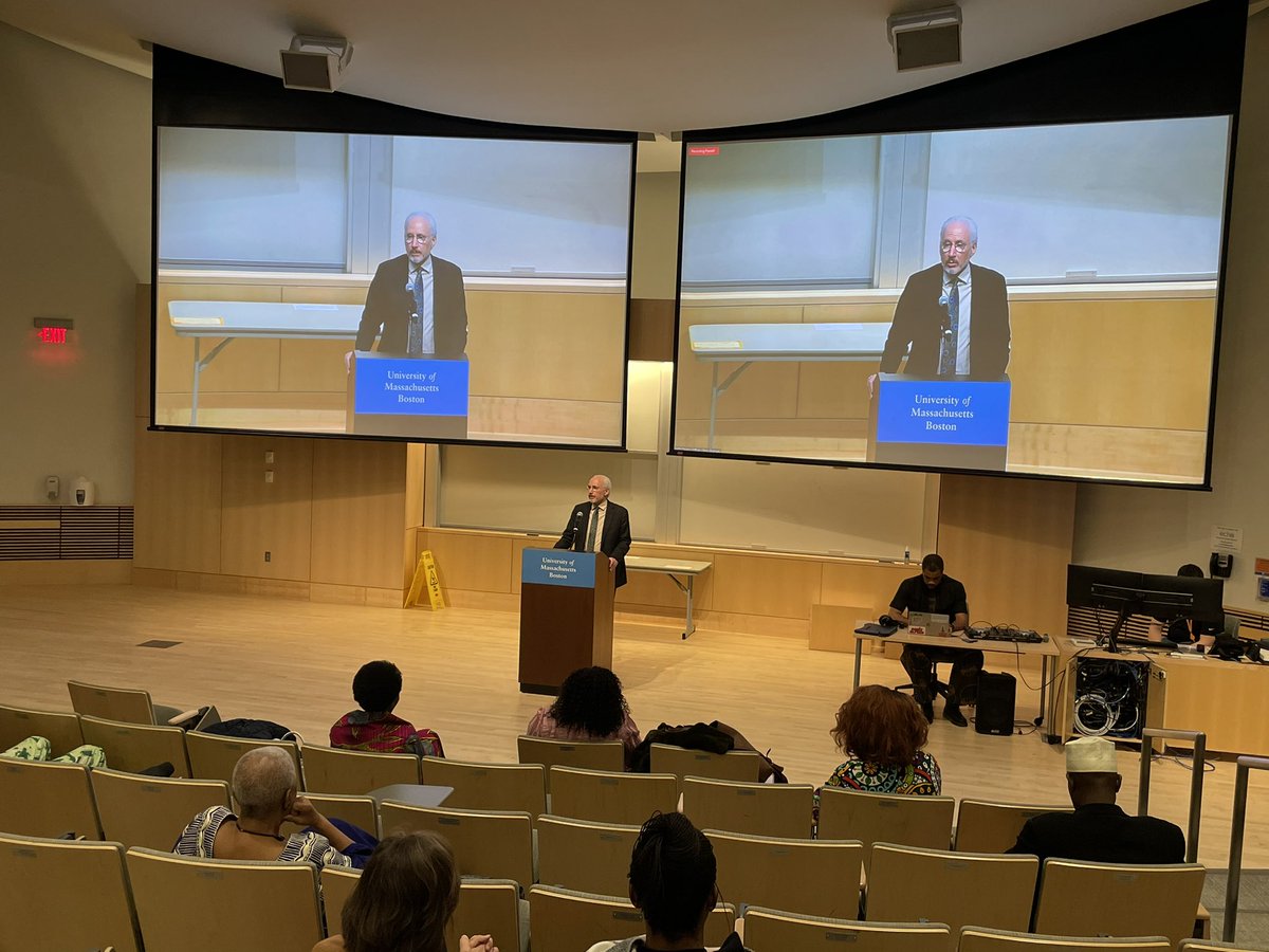 Gala Reception begins! <a href="/UMassBoston/">UMass Boston</a>’s Provost Joseph Burger delivers opening remarks at #AfricaDay2022 | <a href="/ASF_UMB/">Africa Scholars Forum</a> <a href="/BUAfricaStudies/">BU African Studies Center</a> <a href="/UAfricanists/">Pan-African Grad Students Association (PAGSA)</a> <a href="/publicpolicyumb/">Public Policy UMB</a> <a href="/conresglobal/">ConRes Global</a> <a href="/gerontologyumb/">UMass Gerontology</a> <a href="/UMassBostonCNHS/">UMass Boston CNHS</a> <a href="/RKEdozie/">R.Kiki Edozie</a>