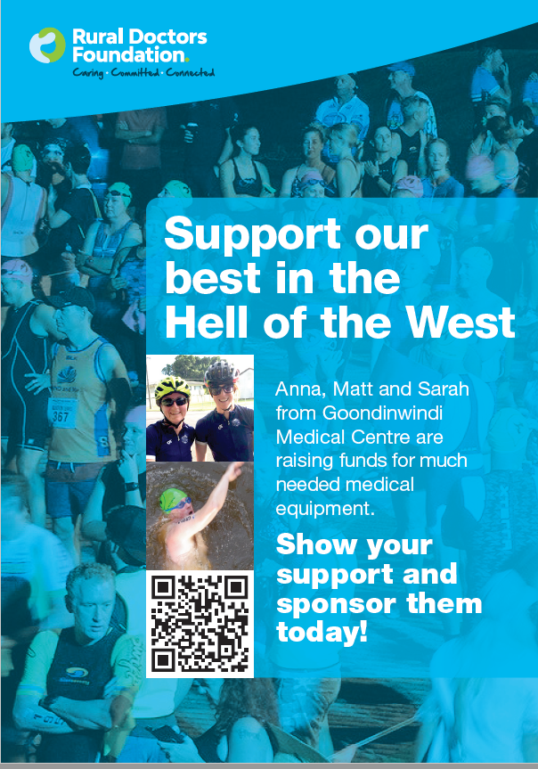 rural_doctors's tweet photo. Our doctors are making last minute preparations for the triathlon tomorrow morning.

Support Anna, Matt and Sarah as they  raise much needed funds for vital medical equipment.

https://t.co/rnPcaZc6Nq

#hotw2022  #hellofthewest #annacarswell #mattmasel  #sarahgleeson https://t.co/03y5RCy8RH