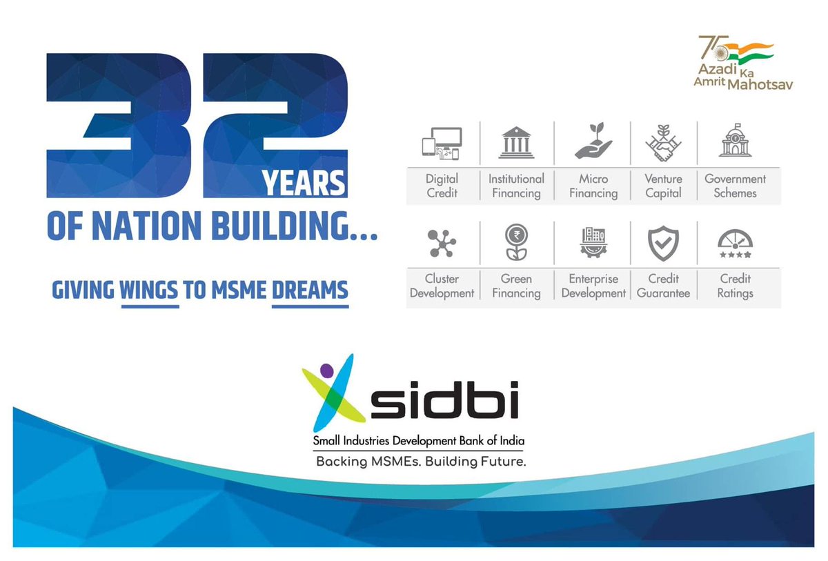 rajeshsidbi's tweet image. “SIDBI strengthens MSMEs Where India’s Strength lies…”
