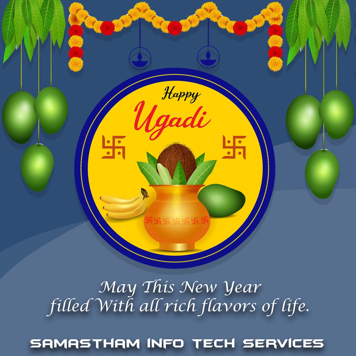 SamasthamDotin's tweet photo. Happy Ugadi,
May This New year filled with all rich flavours of life.
#Ugadi #Festival #Happyugadi #Newyear #Indianfestival #ugadifest #telugufestival #shedruchulu #telanagana #hyderabad #Digitalmarketing #advrtising #marketing #samastham #SEO #SMM #Graphicdesigning https://t.co/z9lgCx4UXt