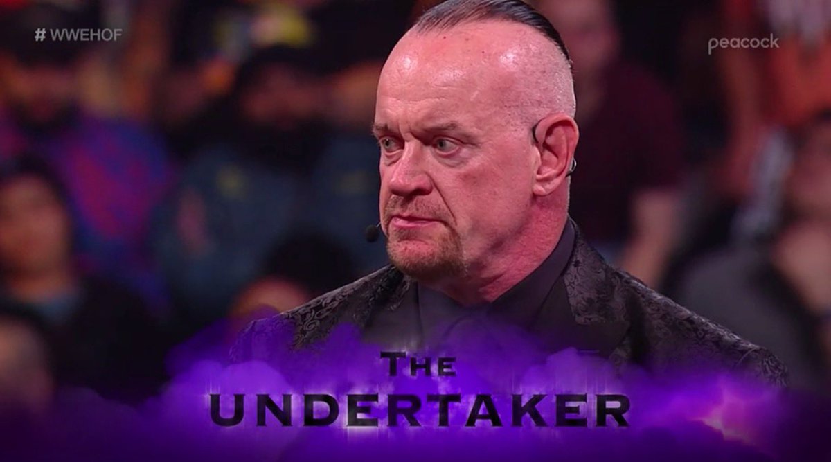 BRWrestling's tweet photo. The Phenom.
The Deadman.
The American Badass.
The Taker of Souls.

The Undertaker.

#WWEHOF https://t.co/U8coIz9e5B