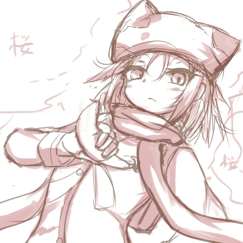 桜の季節なのでラクガキ。 