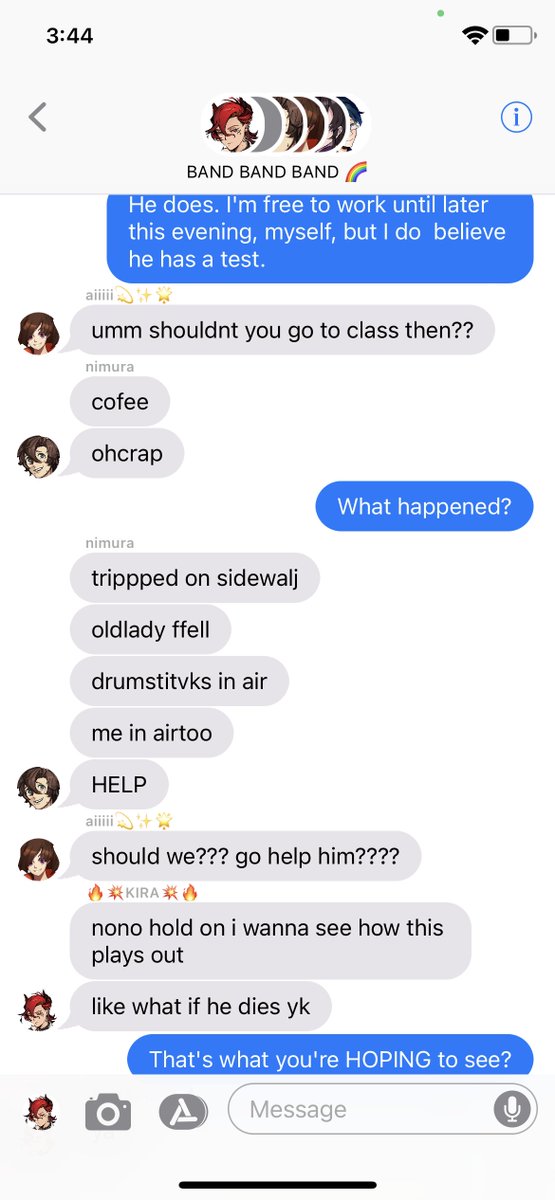 NijitoTheGame's tweet photo. Spoiler: He did not make it to class in time. -Yuto🌊

#indiegame #indiegamedev #indiedev #gamedev #smau #texts #rp #NIJITO https://t.co/lqBIuVVFjm