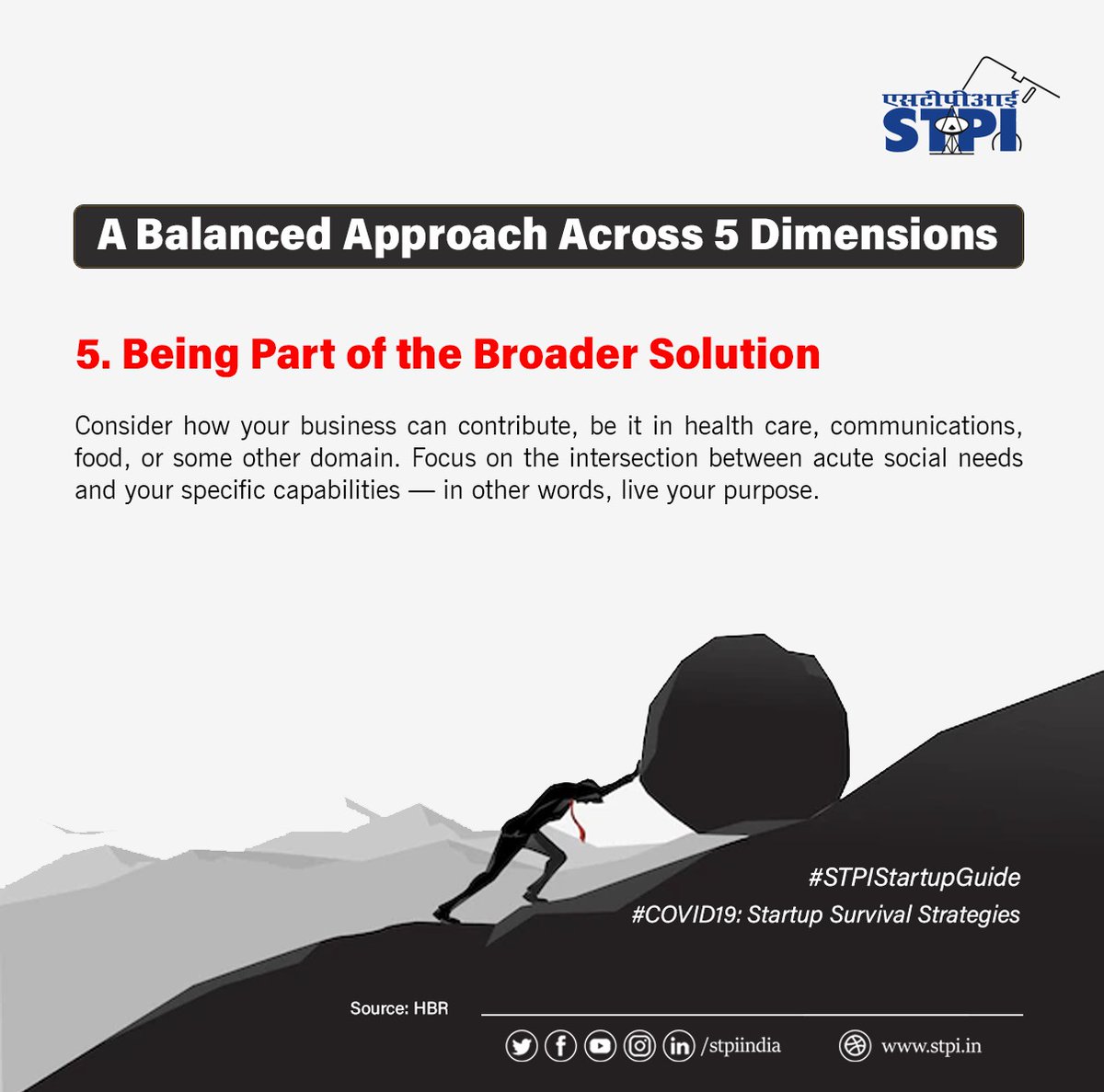 stpiindia's tweet image. #Startups should consider how they can contribute to various sectors. They must focus on the intersection between acute social needs &amp;amp; their capabilities to not only become successful enterprises but also contribute to society substantially. #STPIINDIA #STPIStartupGuide