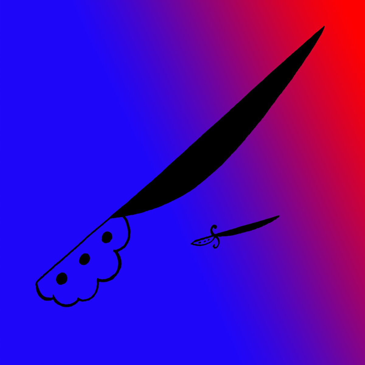 ZoeCryptic's tweet photo. Kollect all three. Get a one-of Badagri knife transfered to you. https://t.co/QMg2uONTKu