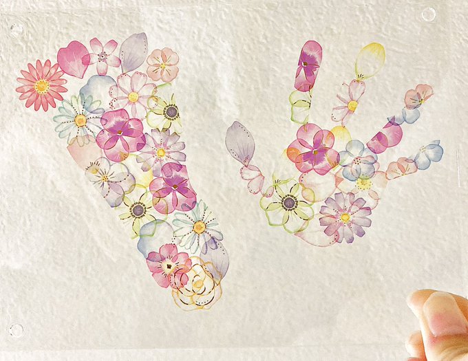 手形アートのtwitterイラスト検索結果