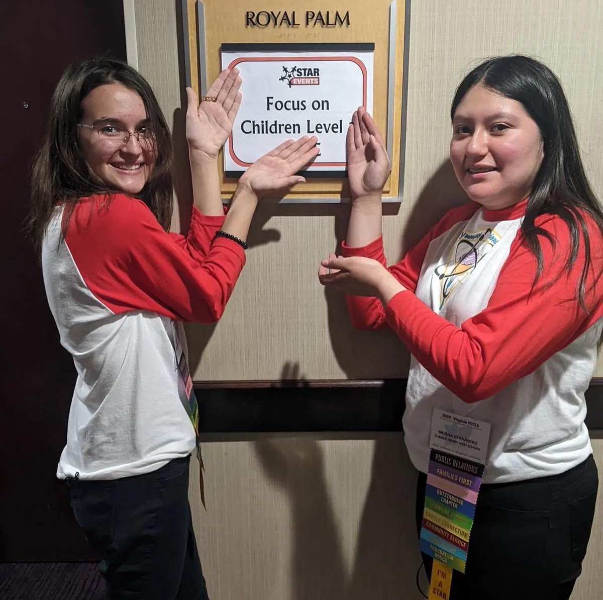 virginiafccla's tweet photo. Day 1 of the #VAFCCLA State Leadership and Recognition Conference was a success! Our #FCCLA members competed in STAR Events before the #SLRC22 Opening Session. The @nationalfccla members and competitors featured here hail from Turner Ashby High School (@TAHSFCCLA). #FCCLAfamily https://t.co/4Y39uYKKjn