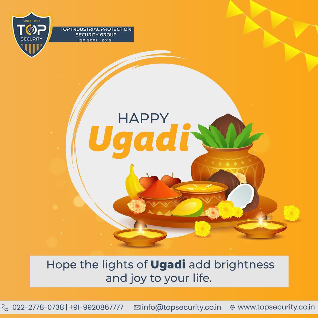 Topforcegroup's tweet image. May this New Year bring you countless blessings and fill your life with personal gratification. Ugadi greetings from the whole team of Top Force!
topsecurity.co.in

#TopIPS #SecurityAgency #SecurityServiceProvider #TopSecurityAgency #Ugadi #NewYear #HarvestTime #Ugadi2022