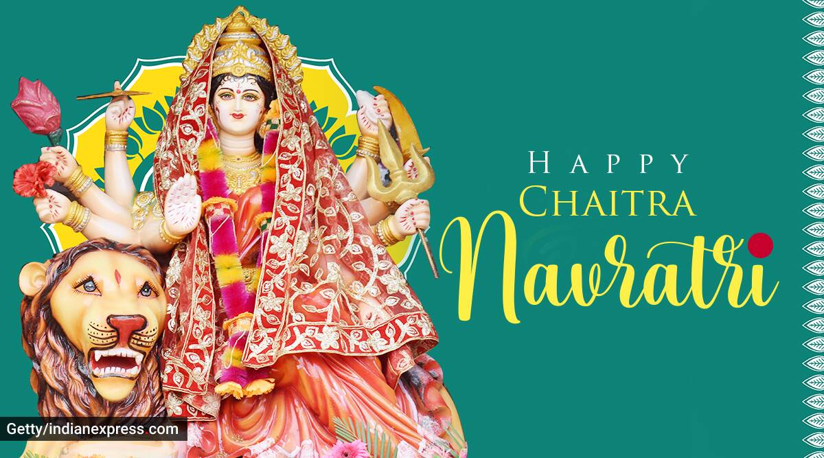 jaypatel5200's tweet photo. This year, Chaitra Navratri begins on April 2 with Maa Shailputri puja, and ends on April 11 with Navratri Parana. These nine nights begin on the first day of Hindu lunar calendar. #ChaitraNavratri #Navratri 
#HinduNavvarsh #HinduNewYear https://t.co/QaLvq2PneH
