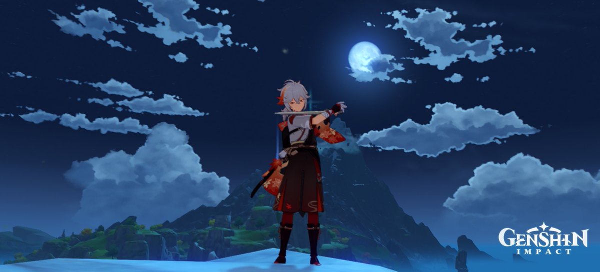 Immortal_910's tweet photo. Kazuha under the moon again
It looks like he's commiting suicide tho:((
#GenshinImpact #kazuha #genshinphotography #原神 #原神写真部 https://t.co/ZTfuf2XWh8