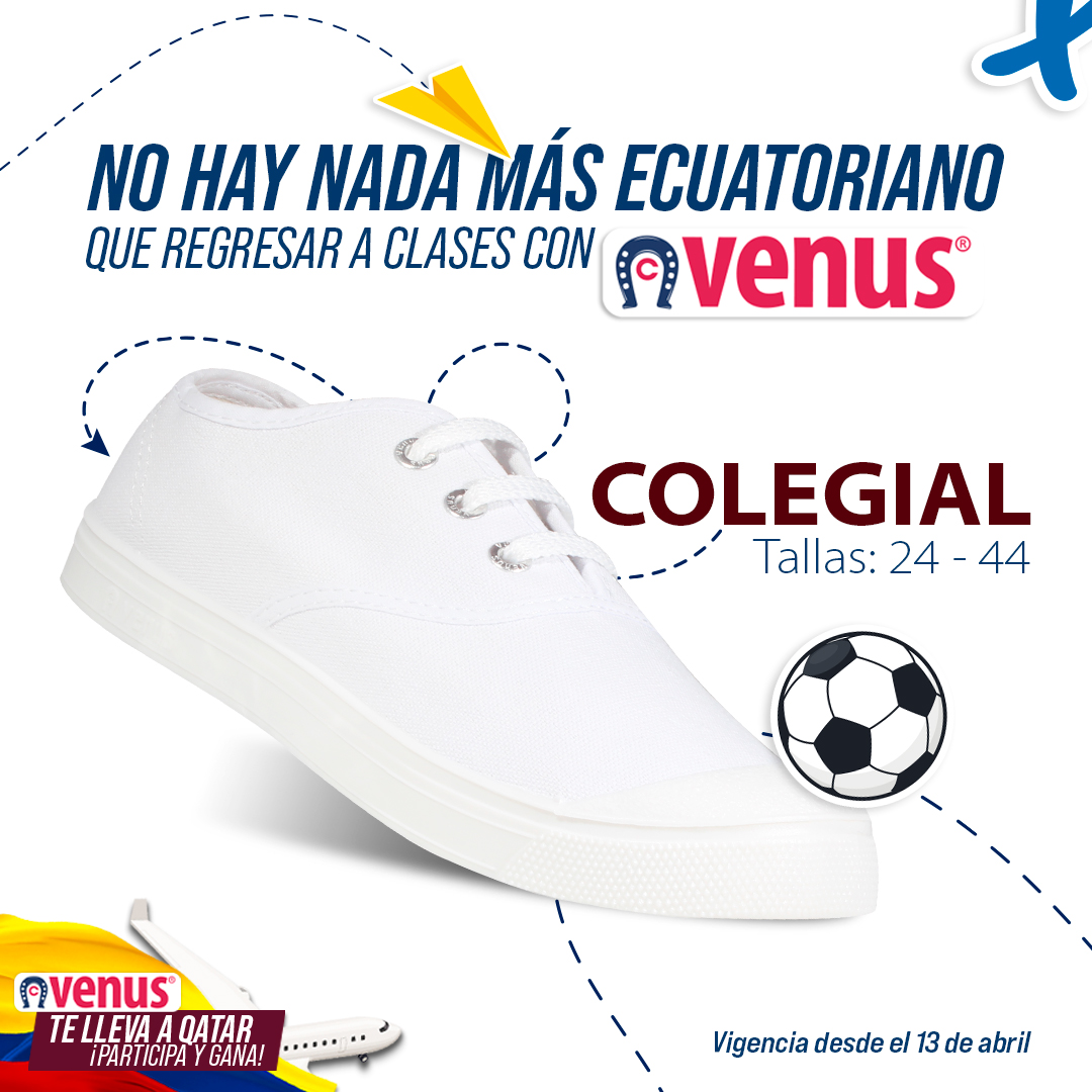 Uživatel Zapatos Venus Ecuador Twitteru: „Porque no hay nada más ecuatoriano 🇪🇨 que volver a con Venus 🎒📚. Esta nueva etapa de reencuentro 🤗🥰 te acompañamos a cada paso 👟.