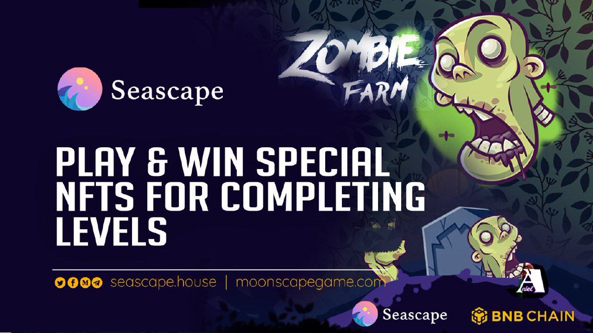 IjayJaydee's tweet photo. Do you know can win special #NFTs? 
Participate on #SeascapeNetwork Zombie Farm by playing the game to win special NFTs #NFTCommunity 

Play Zombie Farm: https://t.co/VxQMLJj2nz

Zombie Farm Video: https://t.co/ymnZIPQKUn https://t.co/G6z8HWEjjO