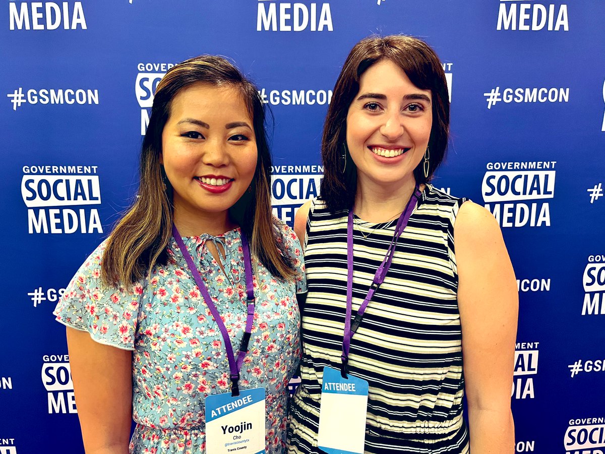 Team #TravisCounty learned so much at #gsmcon2022! Thank you <a href="/GovernmentSM/">Government Social Media®</a> for hosting a great conference 👏🏼👏🏼