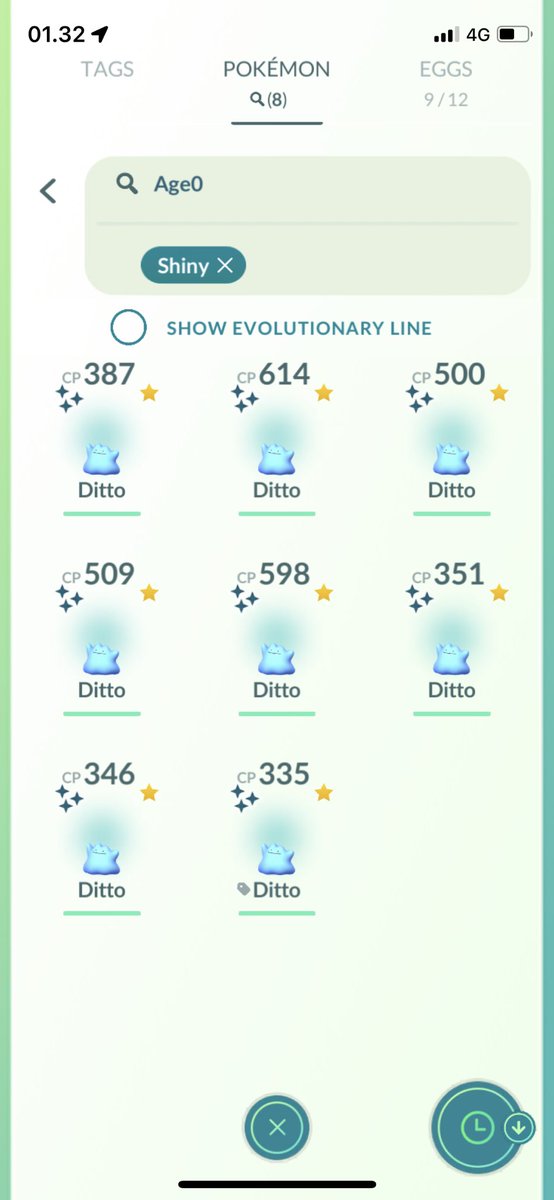 Shiny dittos 💙 #ShinyPokemon #PokemonGO <a href="/PokemonGoApp/">Pokémon GO</a>