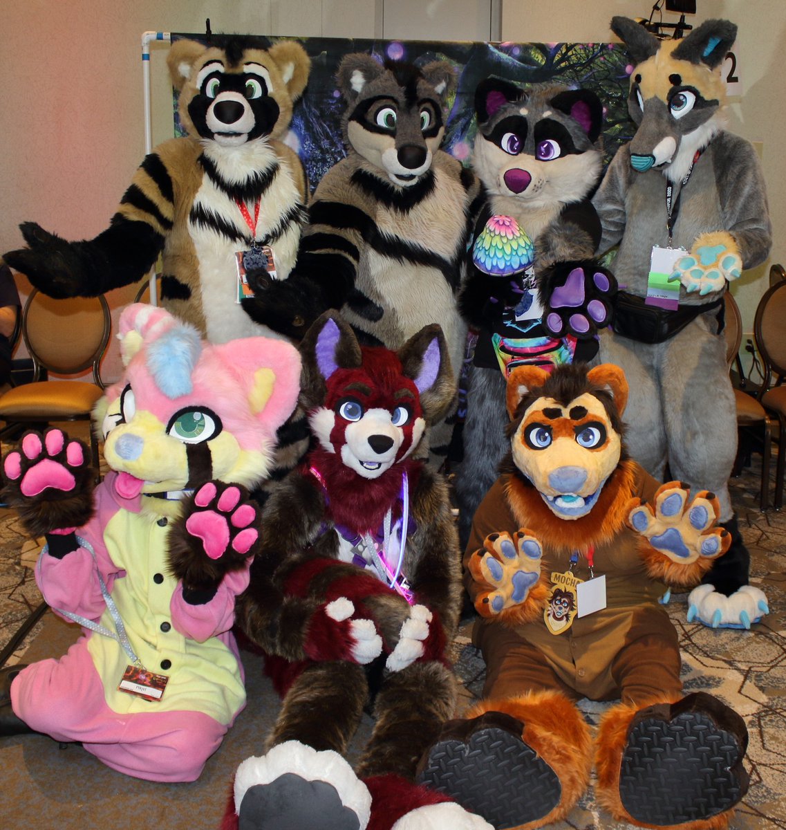 FT_Creations's tweet photo. I'm happy to say that Mochas debut was a success! I'm very VERY late on this post but I'm finally ready to showcase my girl Mocha!! #vancoufur #fursuit 

~ Also shoutout to my BOMIE @ToastyMomo for joining me in all the chaotic furry activities ~ https://t.co/Q2MHKWoz6s