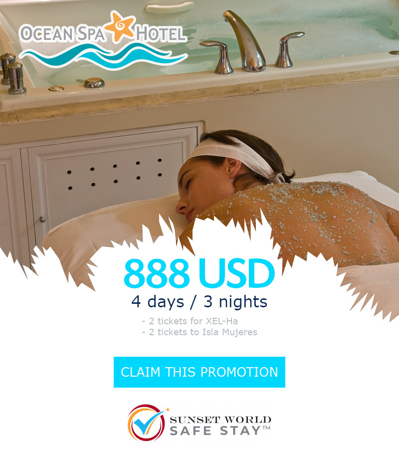 Great_Vacations's tweet photo. Ocean Spa Hotel    
  ✨ 4 days and 3 nights 🧳🏨
  ✨ UNLIMITED meals and drinks 🍹🍴
  ✨ Valid for 2 adults and 2 minors 👨‍👩‍👧‍👦
  ✨ One-way transportation (airport-hotel) 🚐 
  ✨ 2 tickets to Xel-Ha 🐠🤿
  ✨ 2 tickets to Isla Mujeres ⛵️😎
     $888 USD
🚫 FLIGHTS NOT INCLUDED https://t.co/LC7SuXLF6H