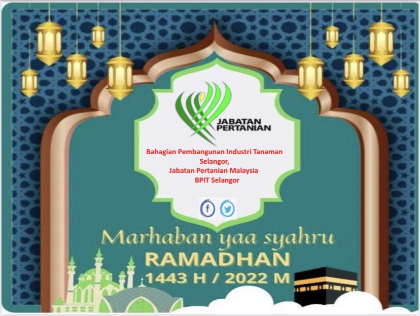 رمضان سعيد 1443 هـ من الذكريات المخلصة لموظفي BPIT SELANGOR إلى الأصدقاء الذين احتفلوا به. قد يحمل شهر رمضان هذا الشهر ألف معنى لكل من يقوم بمسؤولياته وممارساته في الصيام بشكل صحيح.

Selamat Menyambut Ramadan 1443H dari ingatan tulus ikhlas warga kerja <a href="/BpitSelangor/">BPIT Selangor</a>