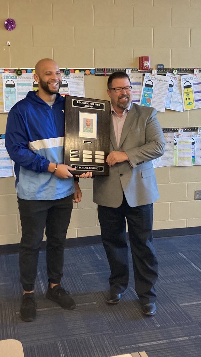 Shadow_SPE's tweet image. Congratulations to Mr. Henderson, this month’s Learning for Life Award recipient, well deserved! 🐾👏