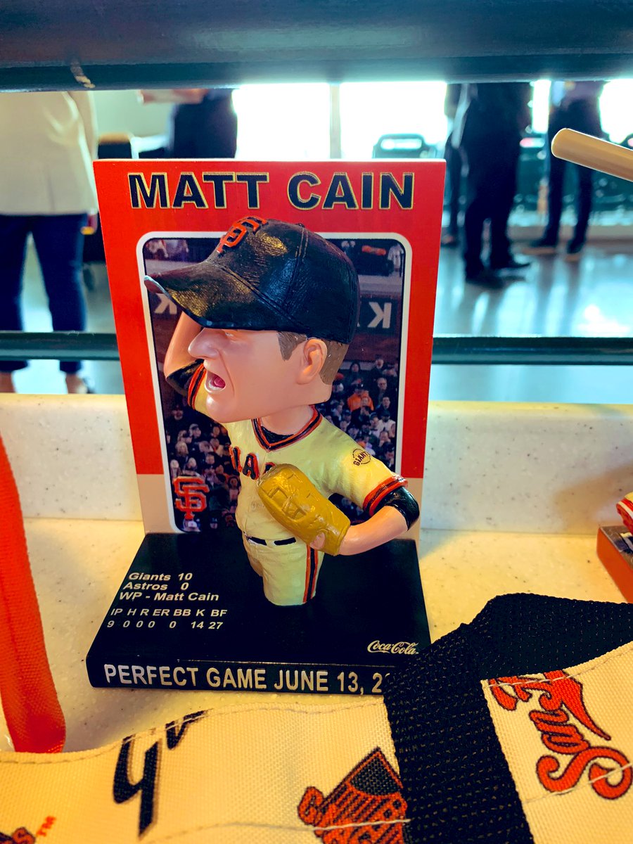 Third and King on X: Nostalgic for 2012? The Matt Cain Perfect Game  bobblecard is the giveaway for June 12, and the 2012 World Series  championship team reunion on Aug. 13 features